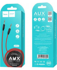 Hoco Cable 3.5mm male - 3.5mm male Κόκκινο 1m